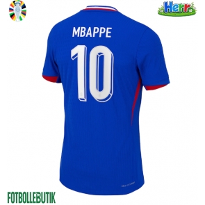 Frankrike Kylian Mbappe #10 Hemmatröja EM 2024 Kortärmad